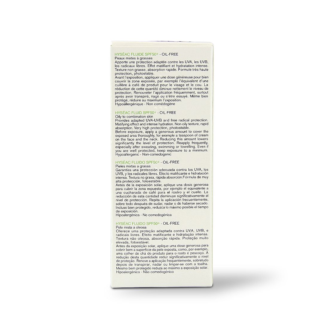 URIAGE HYSEAC SPF 50+ FLUID MATIFYING 50ML