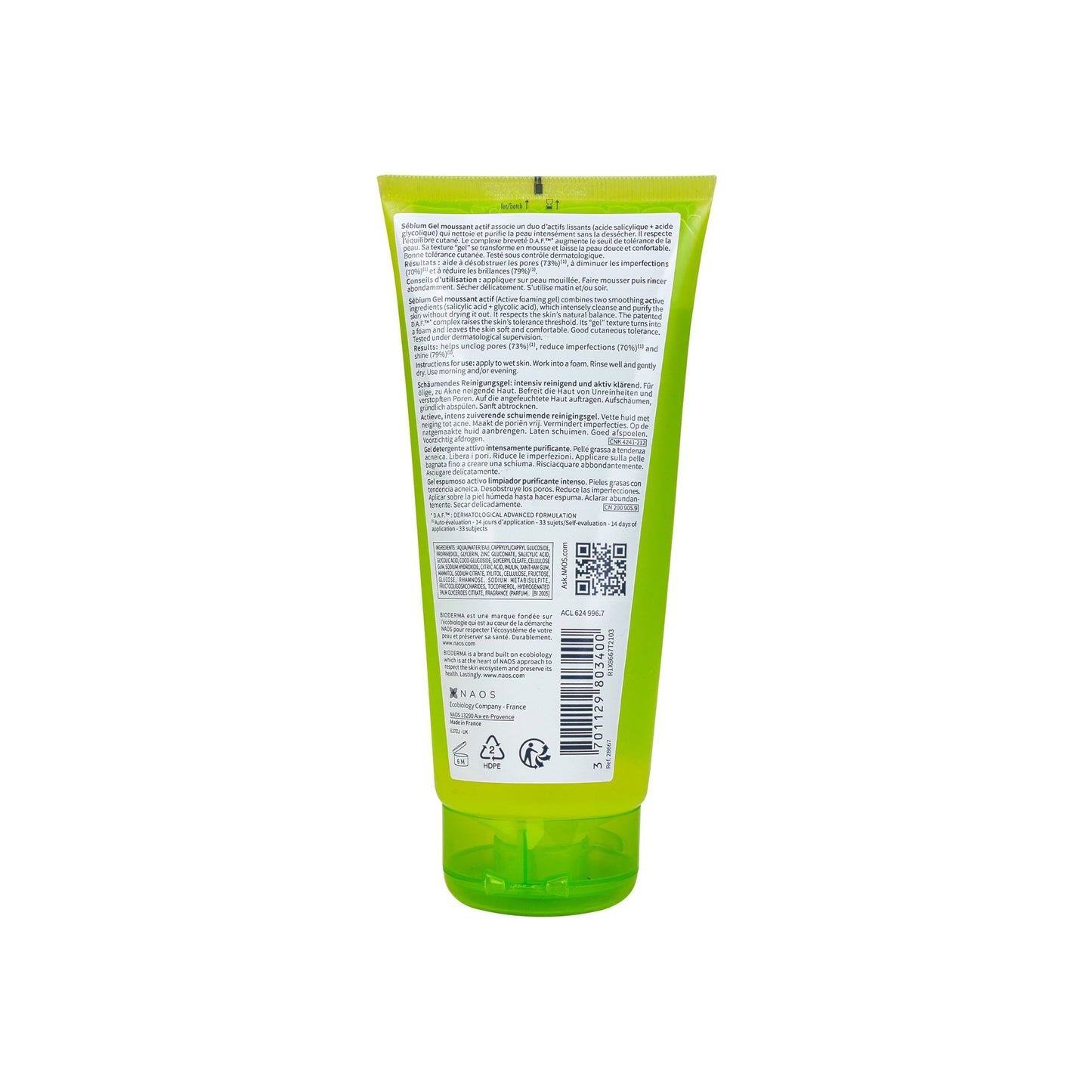 BIODERMA SEBIUM MOUSSANT 200ML GEL