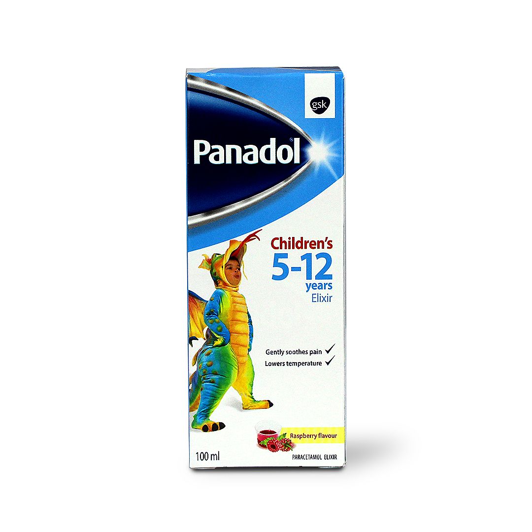 PANADOL 100ML ELIXIR 5-12 years