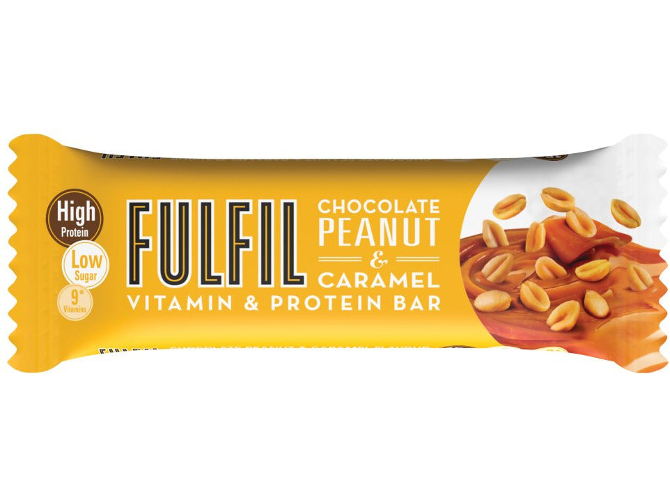 FULFIL CHOCOLATE PEANUT AND CARAMEL BAR 55 G
