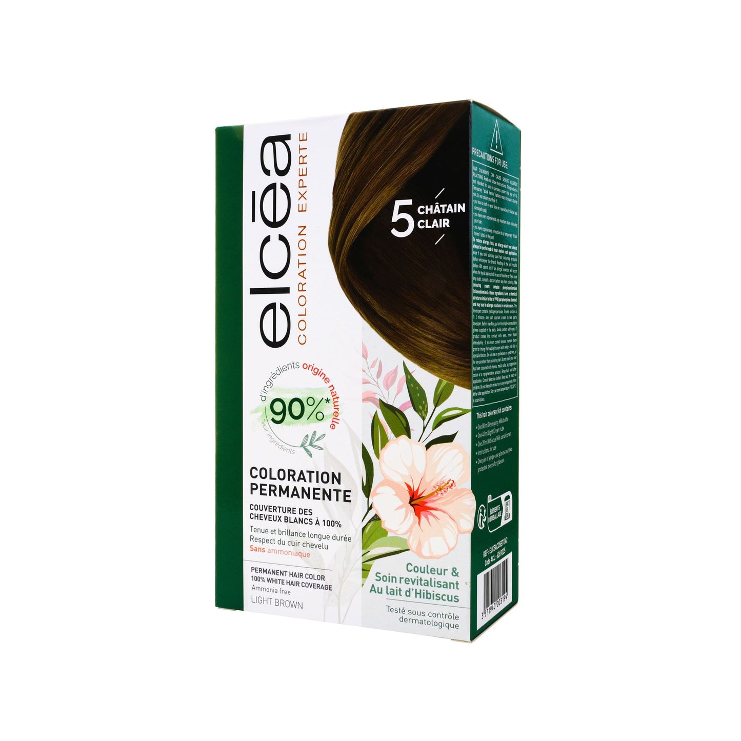 ELCEA PERMANENT HAIR COLOR 5 LIGHT BROWN
