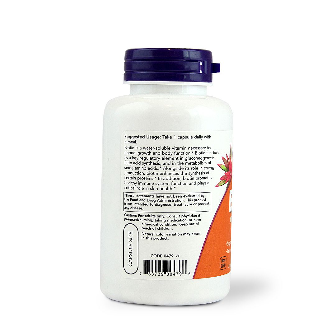 NOW BIOTIN 10000 MCG CAPS 120 S