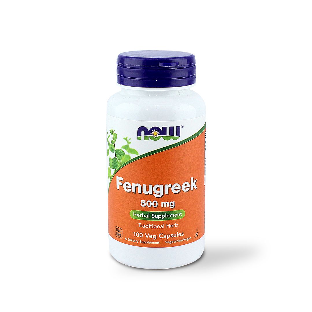 NOW FENUGREEK 500 MG CAPS 100 S