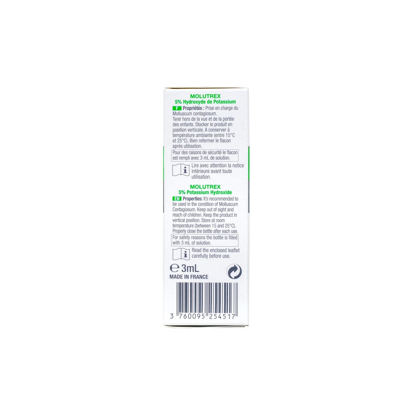 ACM MOLUTREX 5 % TOPICAL SOLUTION 3 ML