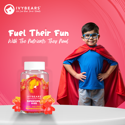 IVYBEARS SUPERPOWER KIDS GUMMIES OFFER PACK 1 PLUS 1