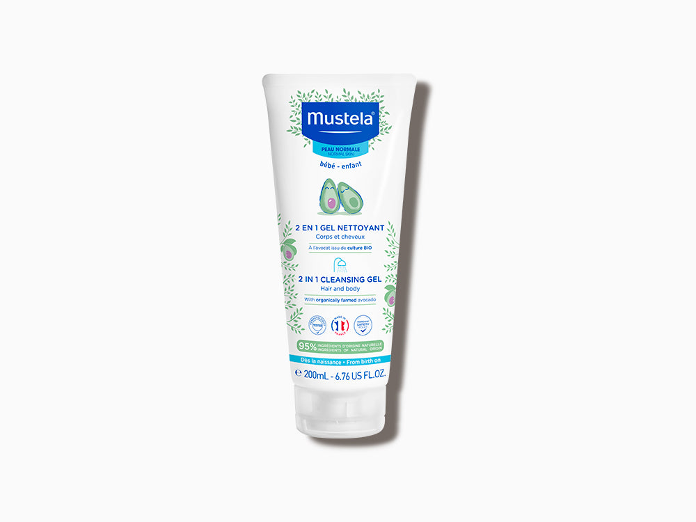 Mustela Baby 2 in 1 Cleansing Gel For Hair & Body 200 mL