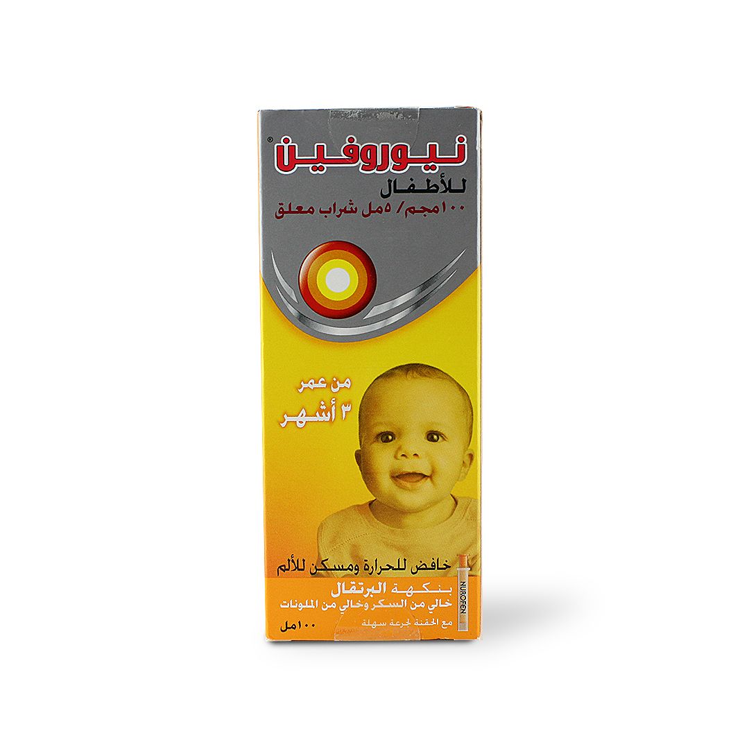 NUROFEN SUSPENSION ORANGE 100 ML