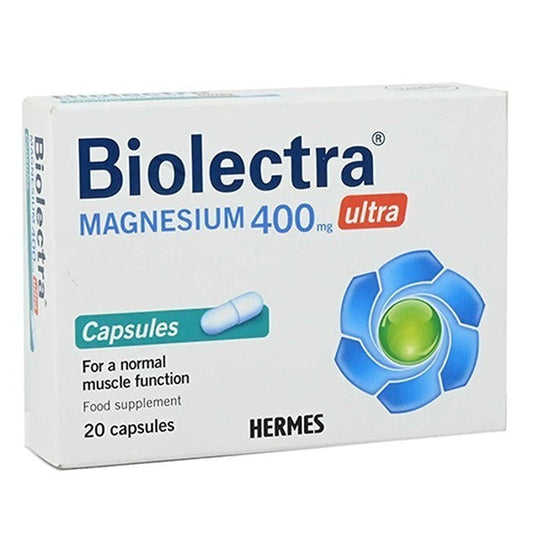 BIOLECTRA MAGNESIUM 400MG ULTRA 20