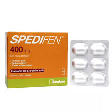 SPEDIFEN IBUPROFEN L ARGININE 400MG TAB 24'S