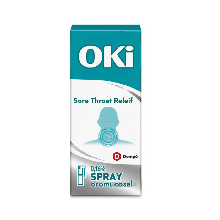 OKI 0.16% SPRAY OROMUCOSAL SPRAY 15ML