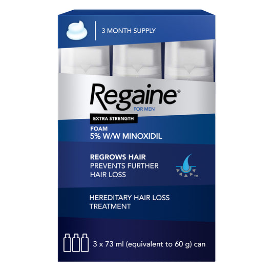 REGAINE MEN FOAM 5% 60 TRIPLE PACK