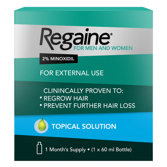 REGAINE 2% TOP SOLUTION 60ML