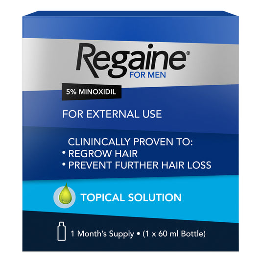 REGAINE 5% TOP SOLUTION 60ML