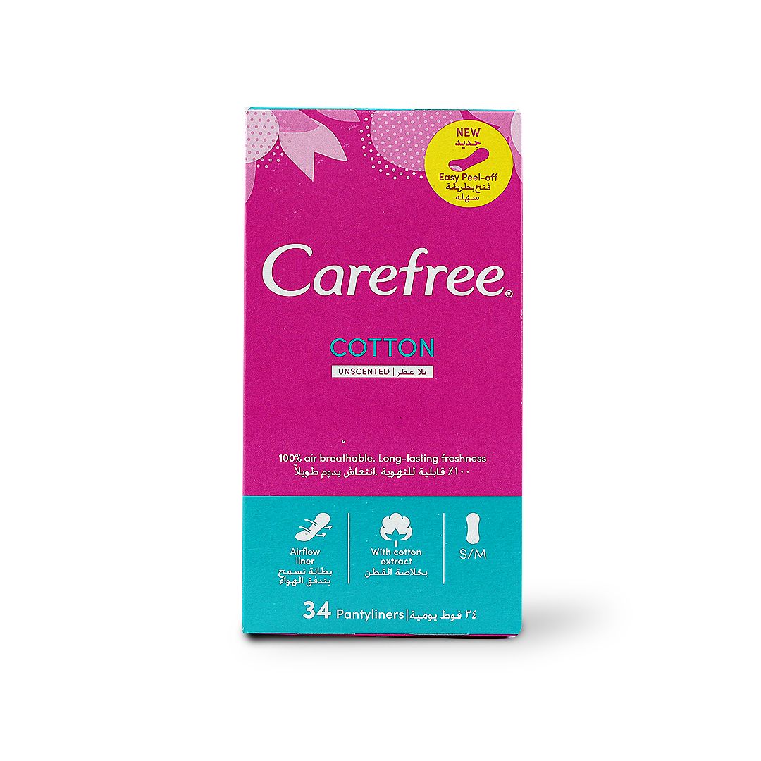 CAREFREE BREATHABLE 34 PCS