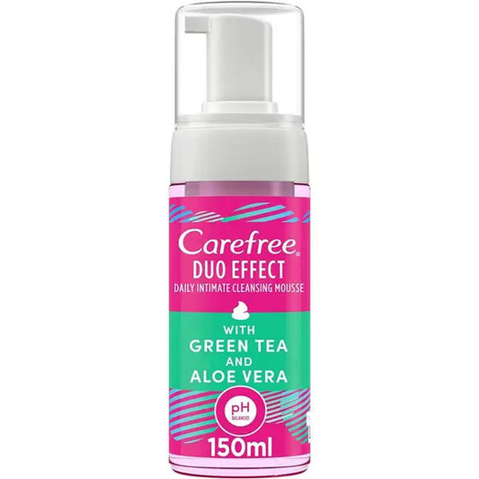 CAREFREE DUO EFFECT INTIMATE FOAM GT+AV 150ML