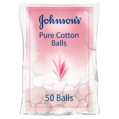 JOHNSONS COTTON BALLS 50 PCS