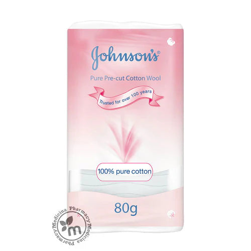 JOHNSONS COTTON WOOL 80 GM