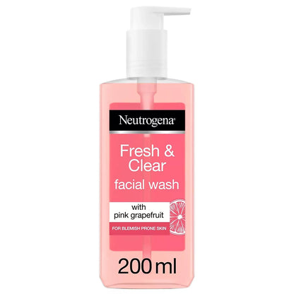 NEUTROGENA FRESH&CLEAR GR/FT FACIAL WASH 200ML