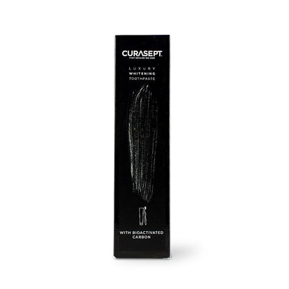 CURASEPT BLACK LUXURY WHITENING TOOTHPASTE 75ML+ TOOTHBRUSH