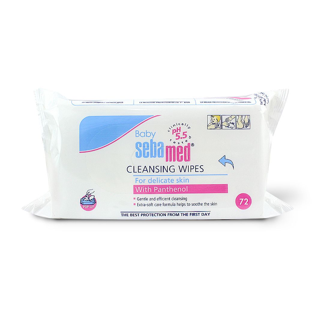 SEBAMED BABY WIPES W/PERFUME 72