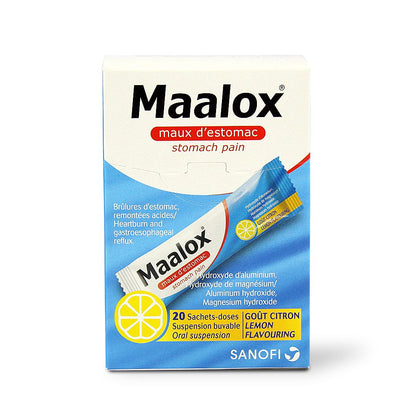 MAALOX LIQUID STOMACH PAIN 20 SACHETS