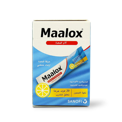 MAALOX LIQUID STOMACH PAIN 20 SACHETS