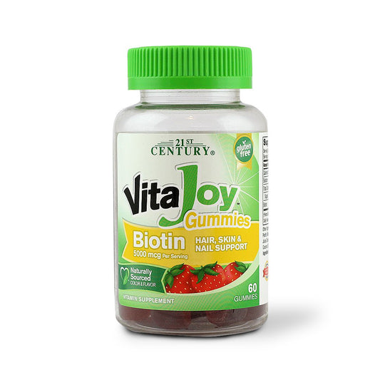 21ST CENTURY VITAJOY BIOTIN 5000MCG - 60 GUMMY