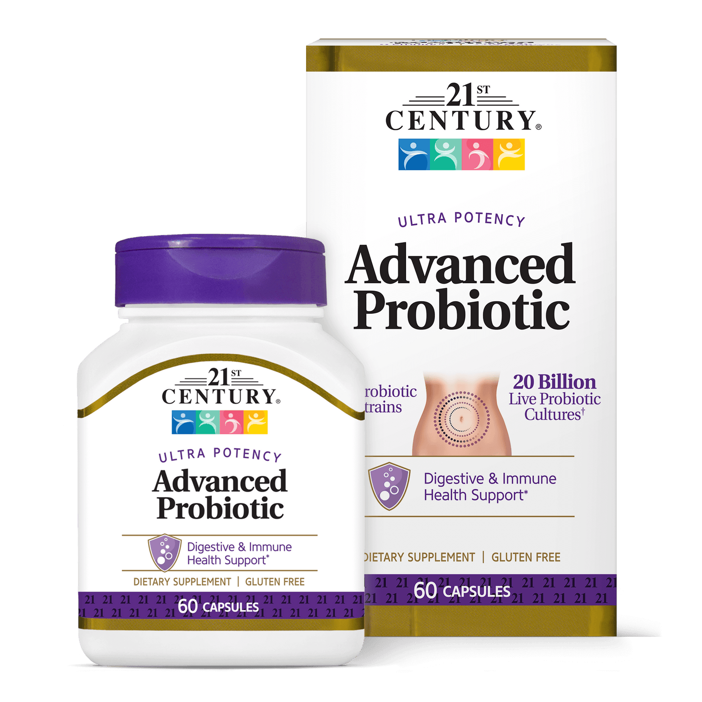 21ST CENTURY ADVANCE PROBIOTIC - 60 CAPS