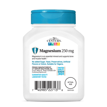 21ST CENTURY MAGNESIUM 250 MG - 110 TABS