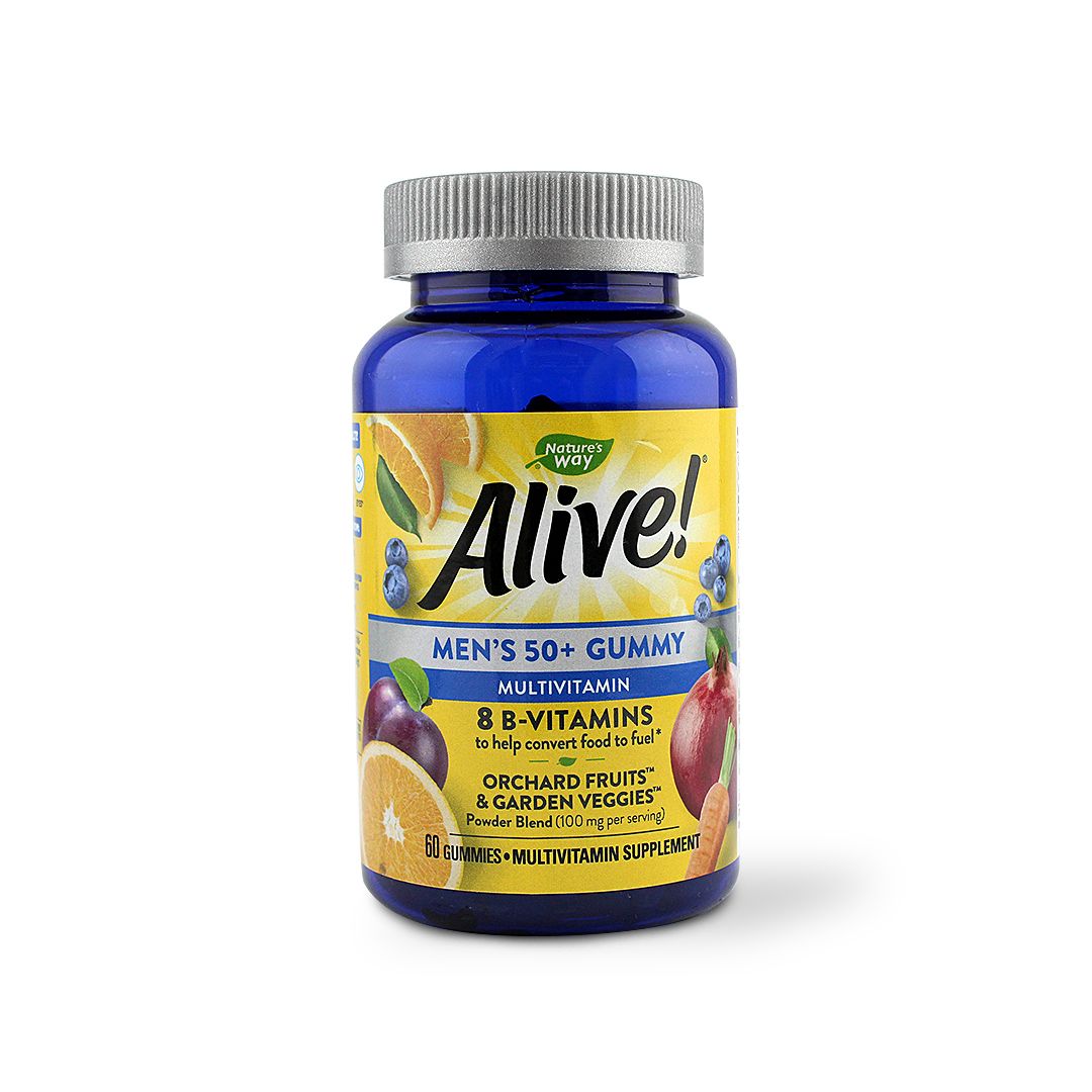 NATURE WAY ALIVE! MEN 50+ MULTIVITAMIN - 60 GUMMY