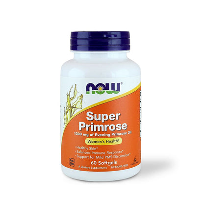 NOW SUPER PRIMROSE 1300 MG - 60 SGELS