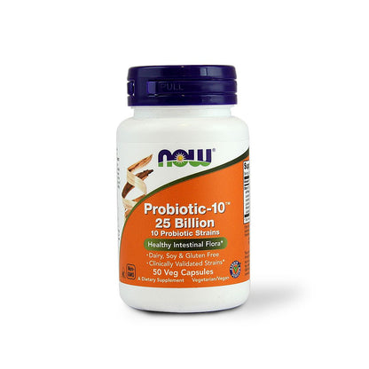 NOW PROBIOTIC-10 25 BILLION - 50 VCAPS