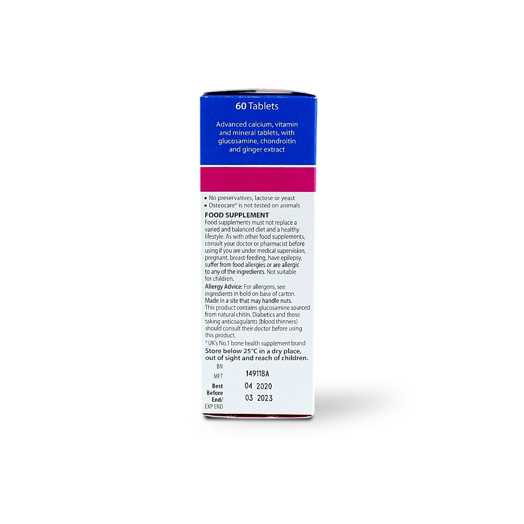 VITABIOTICS OSTEOCARE PLUS GLUCOSAMINE & CHONDROITIN - 60 TA