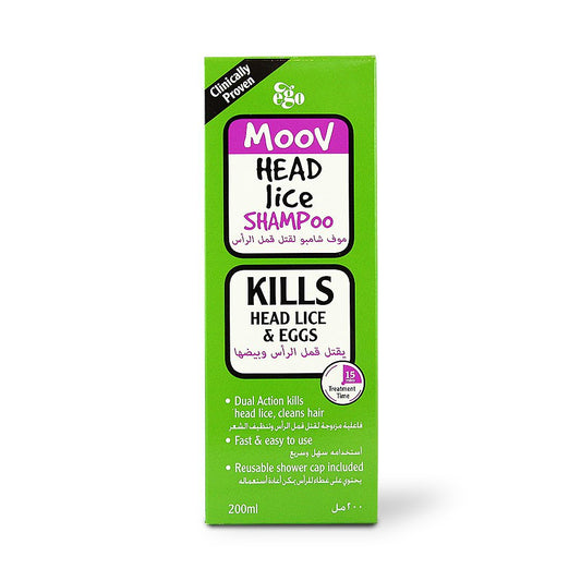 QV MOOV HEAD LICE SHAMPOO 200ML ARABIC