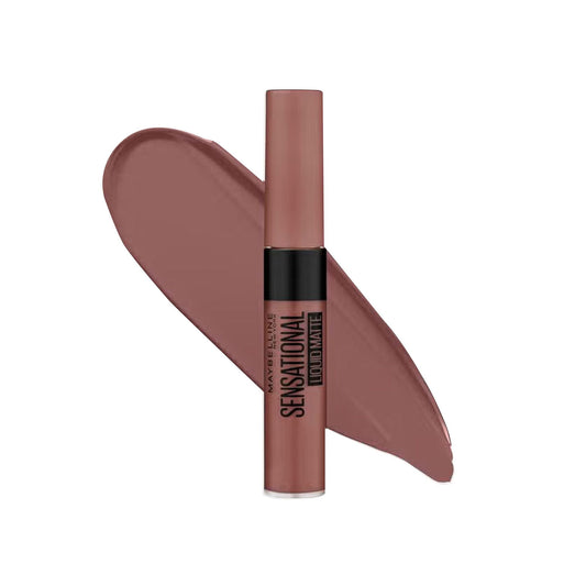 MAYBELLINE SENSATIONAL LIQUID MATTE LIPSTICK NU 07 GET UNDRE