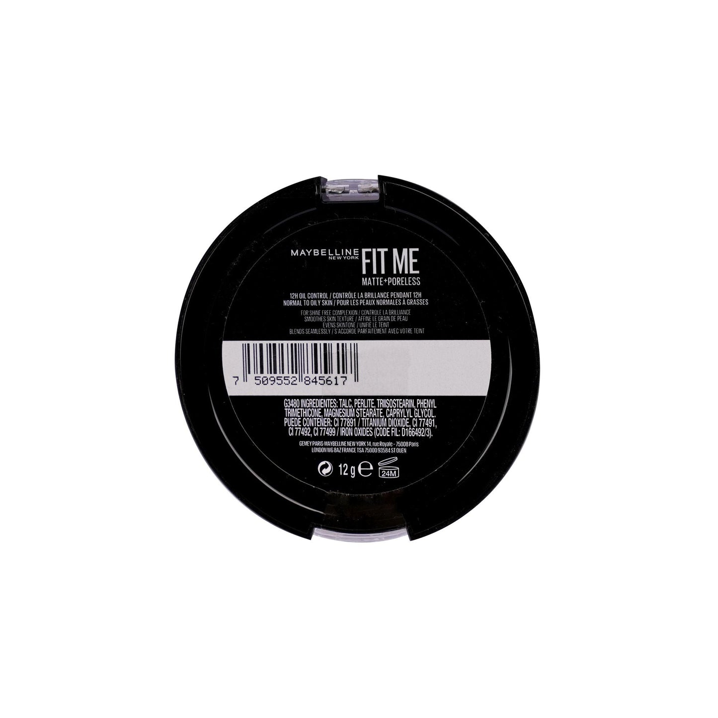 MAYBELLINE FIT ME MATTE PORELESS POWDER 120 CLASSIC IVORY 12