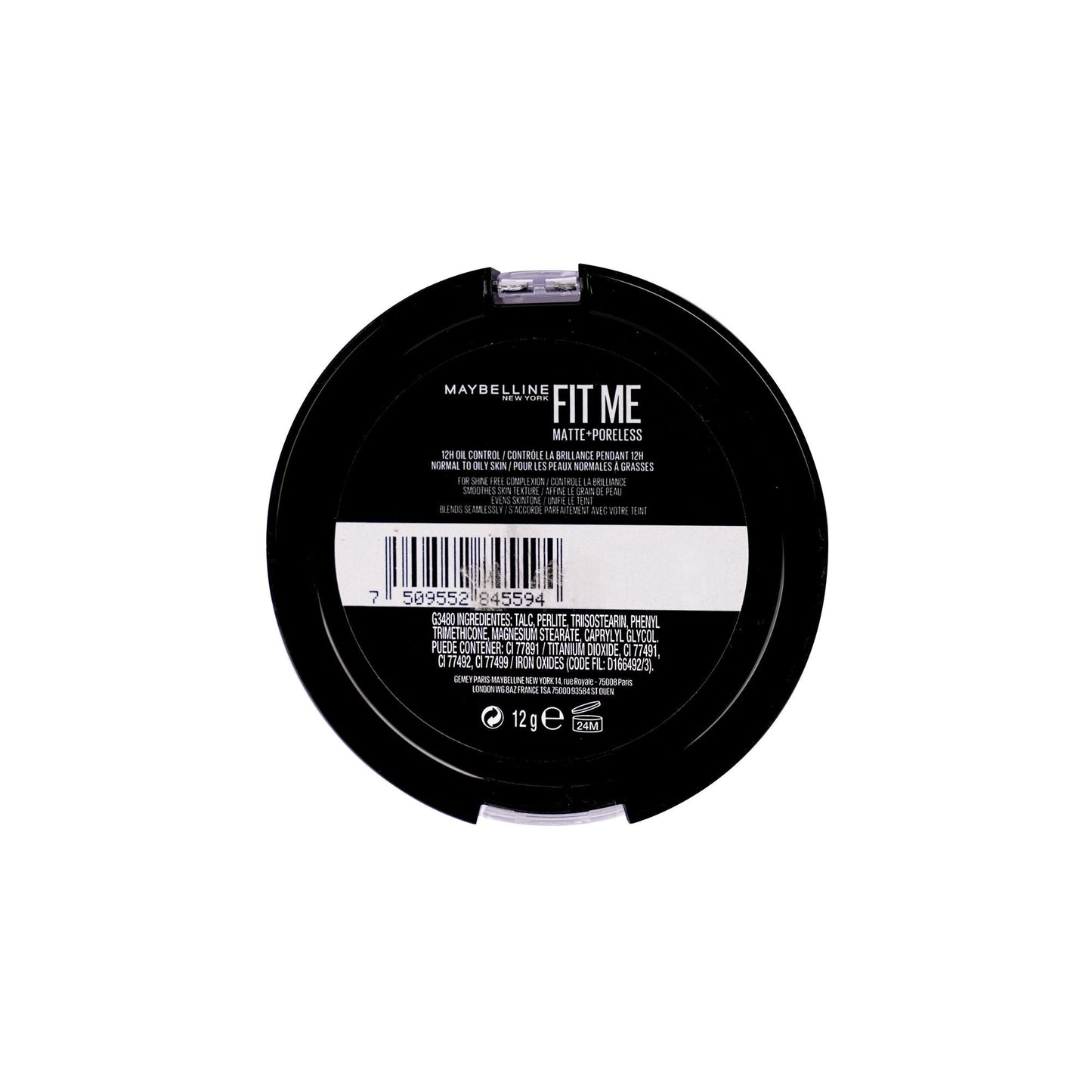 MAYBELLINE FIT ME MATTE PORELESS POWDER 115 IVORY 12 G