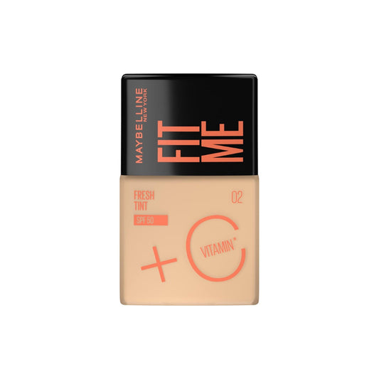 MAYBELLINE FIT ME FRESH TINT SPF 50 FOUNDATION 02 30 ML