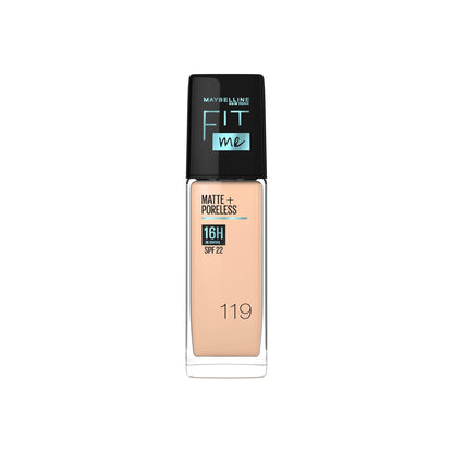 MAYBELLINE 16H MATT PORELESS SPF 22 FOUNDATION 119 30 ML