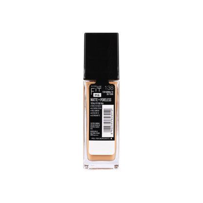 MAYBELLINE 16H MATT PORELESS SPF 22 FOUNDATION 138 30 ML