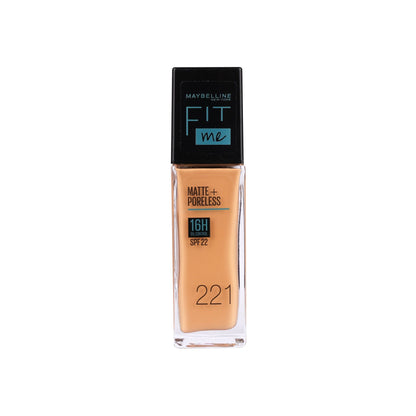 MAYBELLINE 16H MATT PORELESS SPF 22 FOUNDATION 221 30 ML