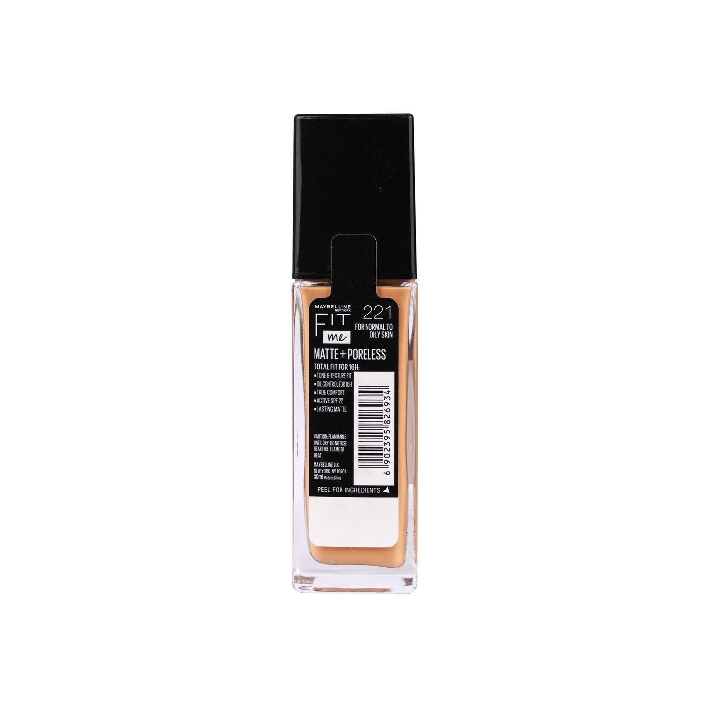 MAYBELLINE 16H MATT PORELESS SPF 22 FOUNDATION 221 30 ML