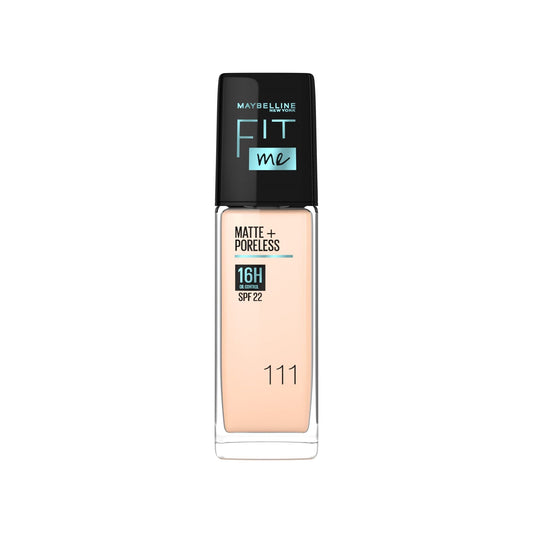 MAYBELLINE 16H MATT PORELESS SPF 22 FOUNDATION 111 30 ML