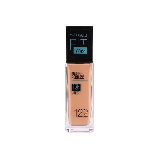 MAYBELLINE 16H MATT PORELESS SPF 22 FOUNDATION 122 30 ML