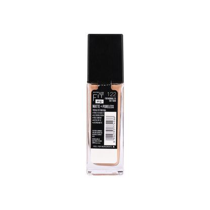 MAYBELLINE 16H MATT PORELESS SPF 22 FOUNDATION 122 30 ML