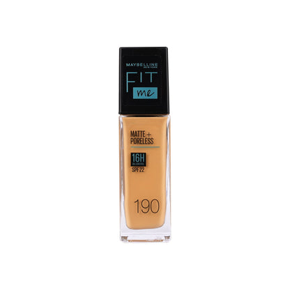 MAYBELLINE 16H MATT PORELESS SPF 22 FOUNDATION 190 30 ML