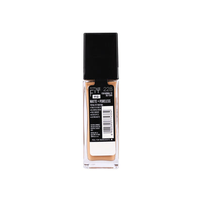 MAYBELLINE 16H MATT PORELESS SPF 22 FOUNDATION 228 30 ML