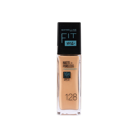 MAYBELLINE 16H MATT PORELESS SPF 22 FOUNDATION 128 30 ML