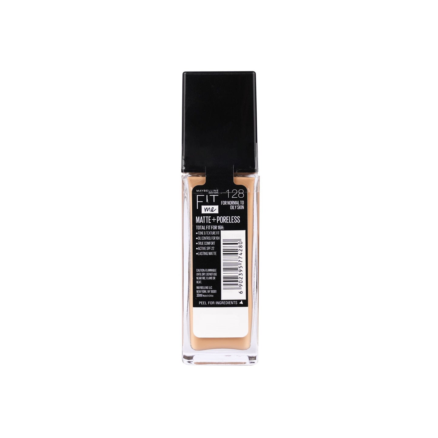 MAYBELLINE 16H MATT PORELESS SPF 22 FOUNDATION 128 30 ML