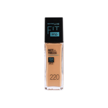 MAYBELLINE 16H MATT PORELESS SPF 22 FOUNDATION 220 30 ML